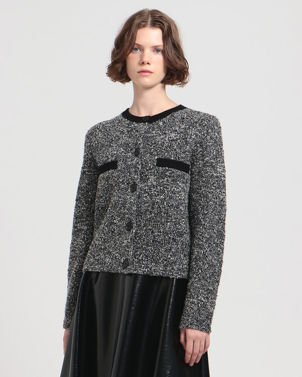 セオリーリュクス Fortuna Goldie Cardigan ホワイト　40 セオリーリュクス Fortuna Goldie Cardigan ホワイト 40