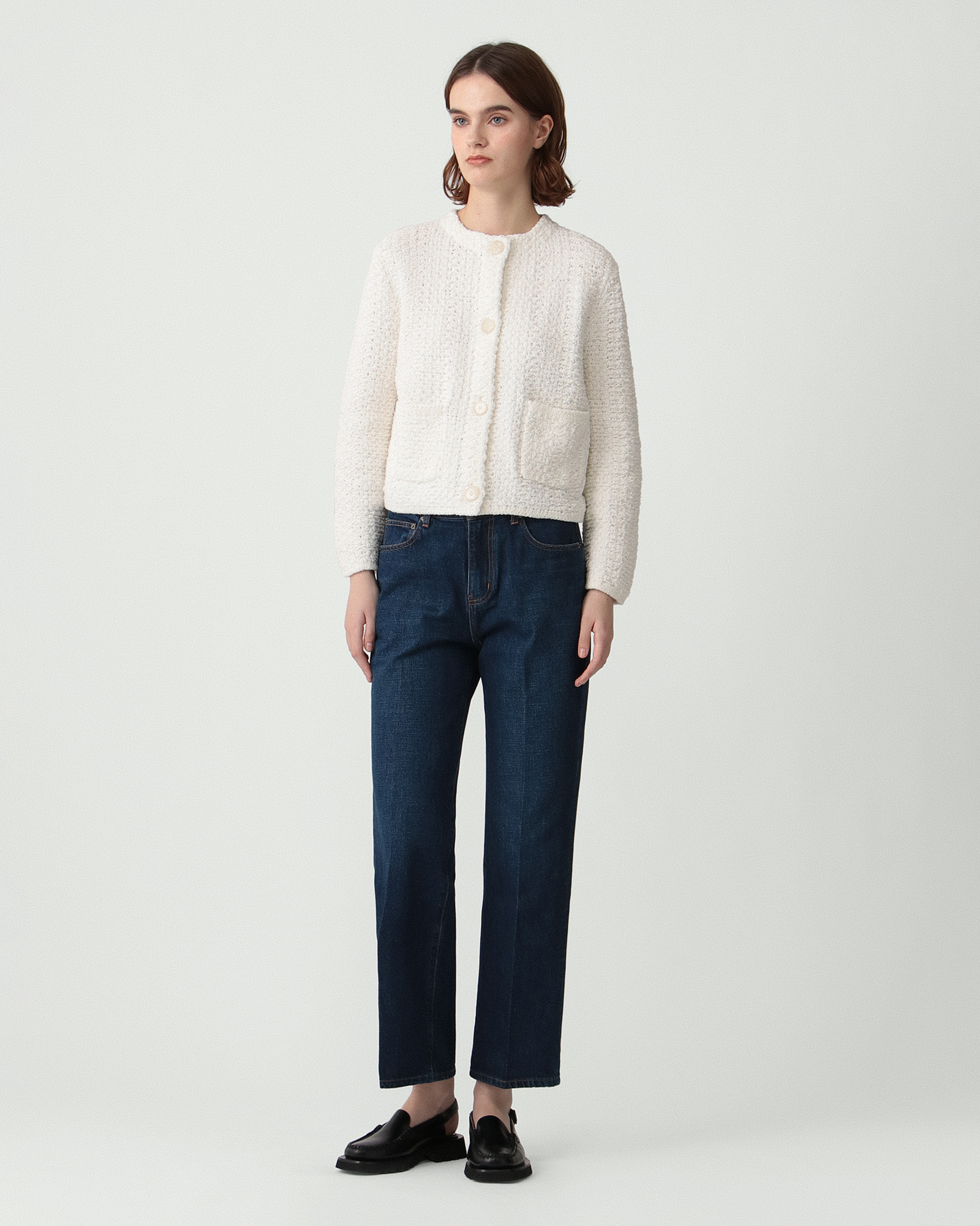 Tweed Knit Simon Cardigan | Theory luxe[セオリーリュクス]公式通販