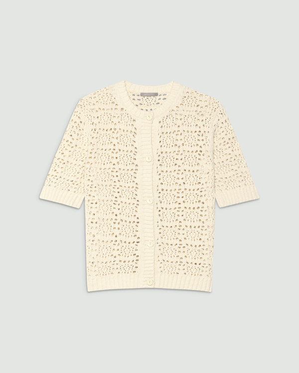 【Theory】Eyelet Stitch Jollie Cardigan 【Theory】Eyelet Stitch Jollie Cardigan