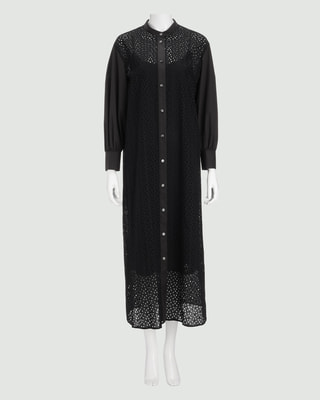 一部店舗限定 Olean Lace Combo Gianna Dress | Theory luxe