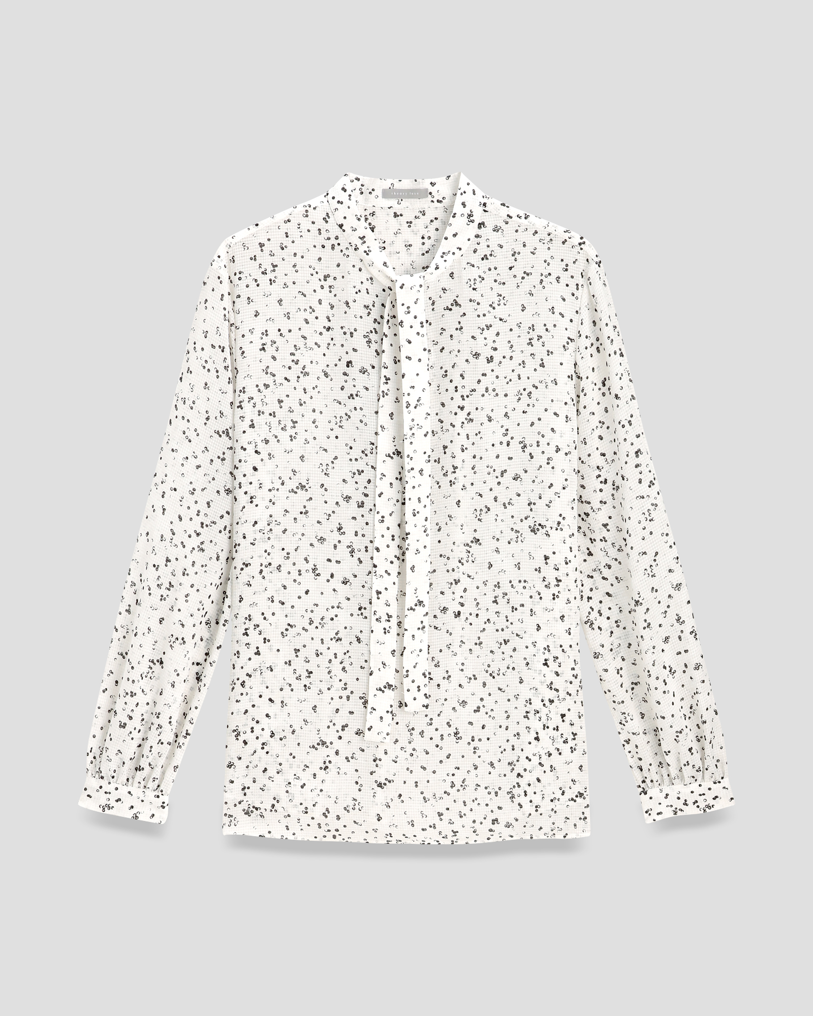 新品同様セオリーリュクス25SS長袖ブラウスDotty Print Jina Dotty Print Jina Blouse | Theory luxe[セオリーリュクス]公式通販サイト