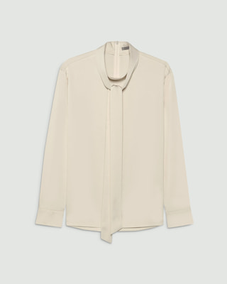 Harlow Satin Soleile Blouse | Theory luxe[セオリーリュクス]公式