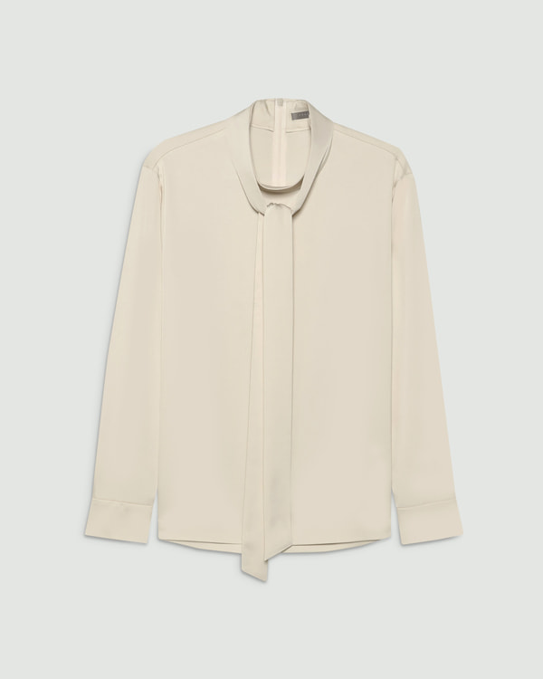 【Theory】Harlow Satin Soleile Blouse 【Theory】Harlow Satin Soleile Blouse