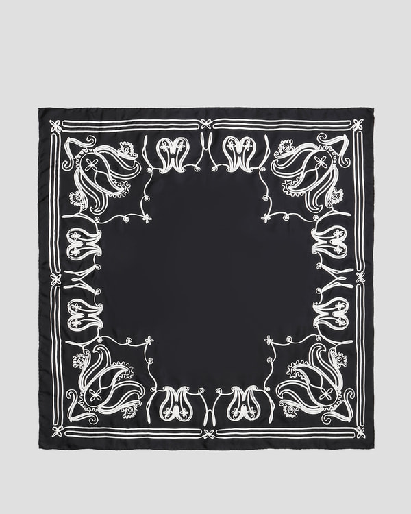 【Theory】Asauce Meler Tape Embro Scarf 【Theory】Asauce Meler Tape Embro Scarf