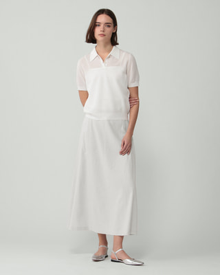 ✨新品✨ セオリー SEAMED MIDI SKIRT リネン スカート LL ✨新品✨ セオリー SEAMED MIDI SKIRT リネン スカート LL