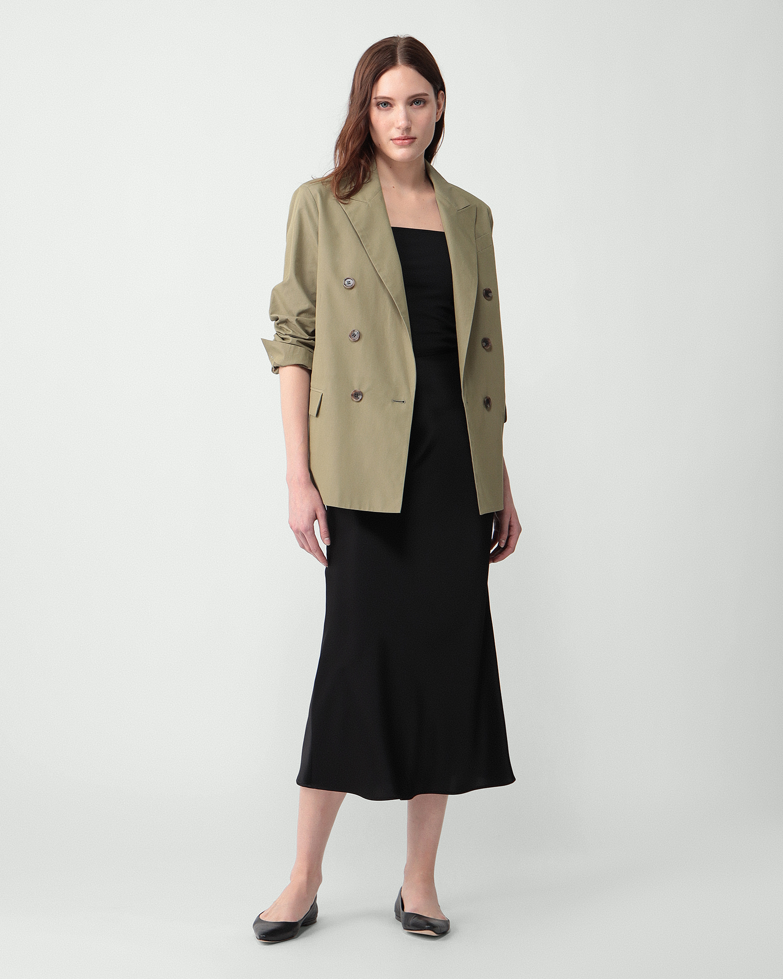 Essential Satin Della Skirt | Theory luxe[セオリーリュクス