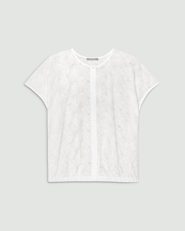 【Theory】Roa Embroidery Pacey Blouse 【Theory】Roa Embroidery Pacey Blouse