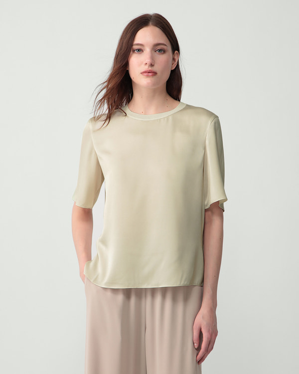 【Theory】Rue Satin Kole Blouse 【Theory】Rue Satin Kole Blouse