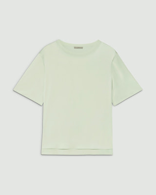 Theory luxe Rue Satin Kole Blouse 半袖　38 Rue Satin Kole Blouse | Theory luxe[セオリーリュクス]公式通販サイト