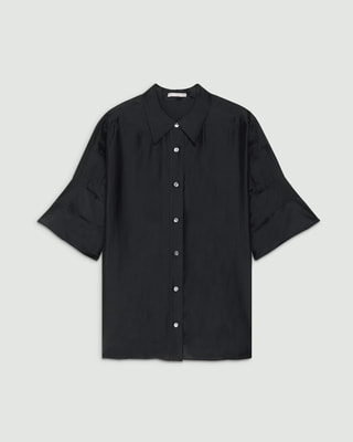 美品 theory luxe 20th限定ロゴ　Tシャツ 黒 38 美品 theory luxe 20th限定ロゴ Tシャツ 黒 38