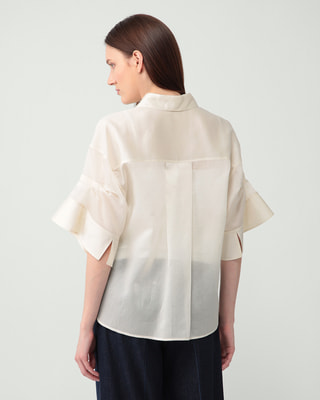 極美品 セオリーリュクス 25年 Tori Maddox Shirt 洗える38 セオリーリュクス(Theory luxe)公式通販 レディースファッション
