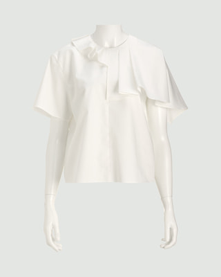 一部店舗限定 Franklin Cotton Sage Blouse | Theory luxe[セオリー