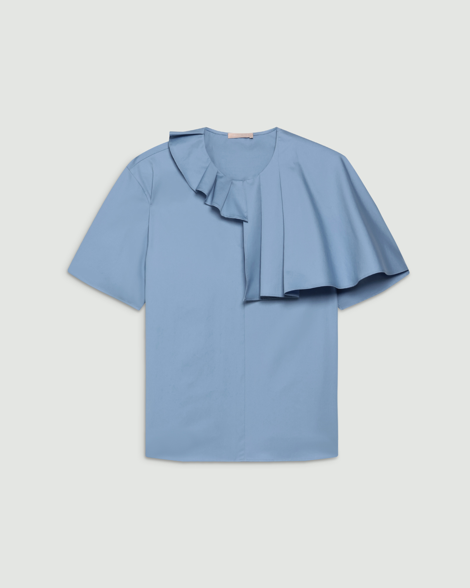 2025セオリーリュクス Franklin Cotton Sage Blouse 一部店舗限定 Franklin Cotton Sage Blouse | Theory luxe