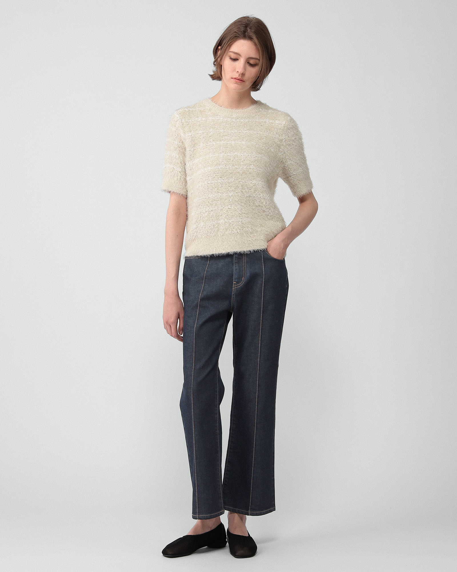 theory luxe セオリーリュクス  25年 ﾗｲﾄﾍﾞｰｼﾞｭ Greene Carla Sweater 38 セオリーリュクス(Theory luxe)公式通販 レディースファッション