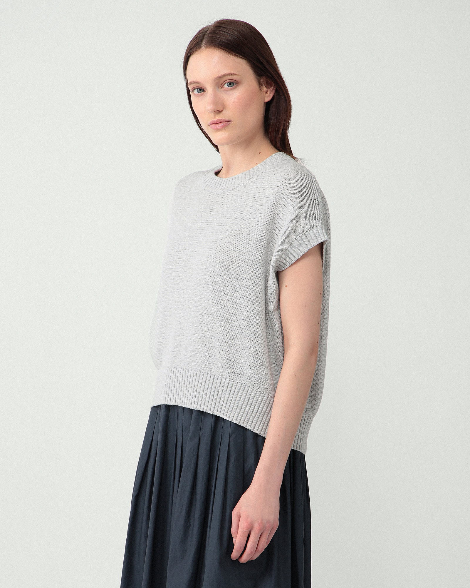 theory luxe Bozz Viola Sweater ミスティグレー theory luxe Bozz Viola Sweater ミスティグレー セオリーリュクス