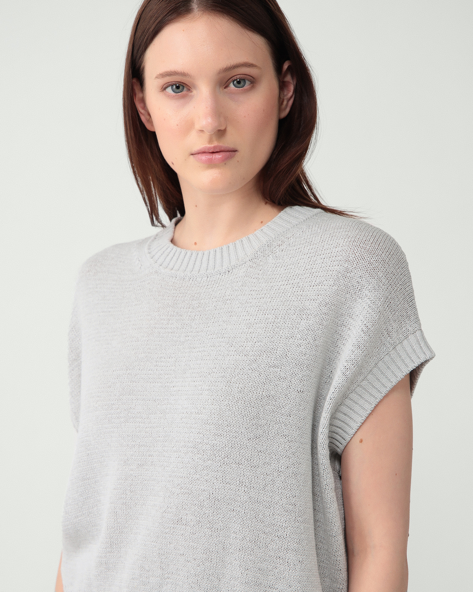 theory luxe Bozz Viola Sweater ミスティグレー セオリーリュクス