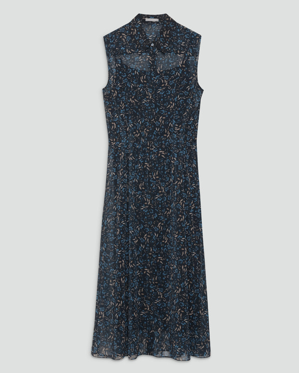 【Theory】Inked Floral Prt Elly Dress 【Theory】Inked Floral Prt Elly Dress