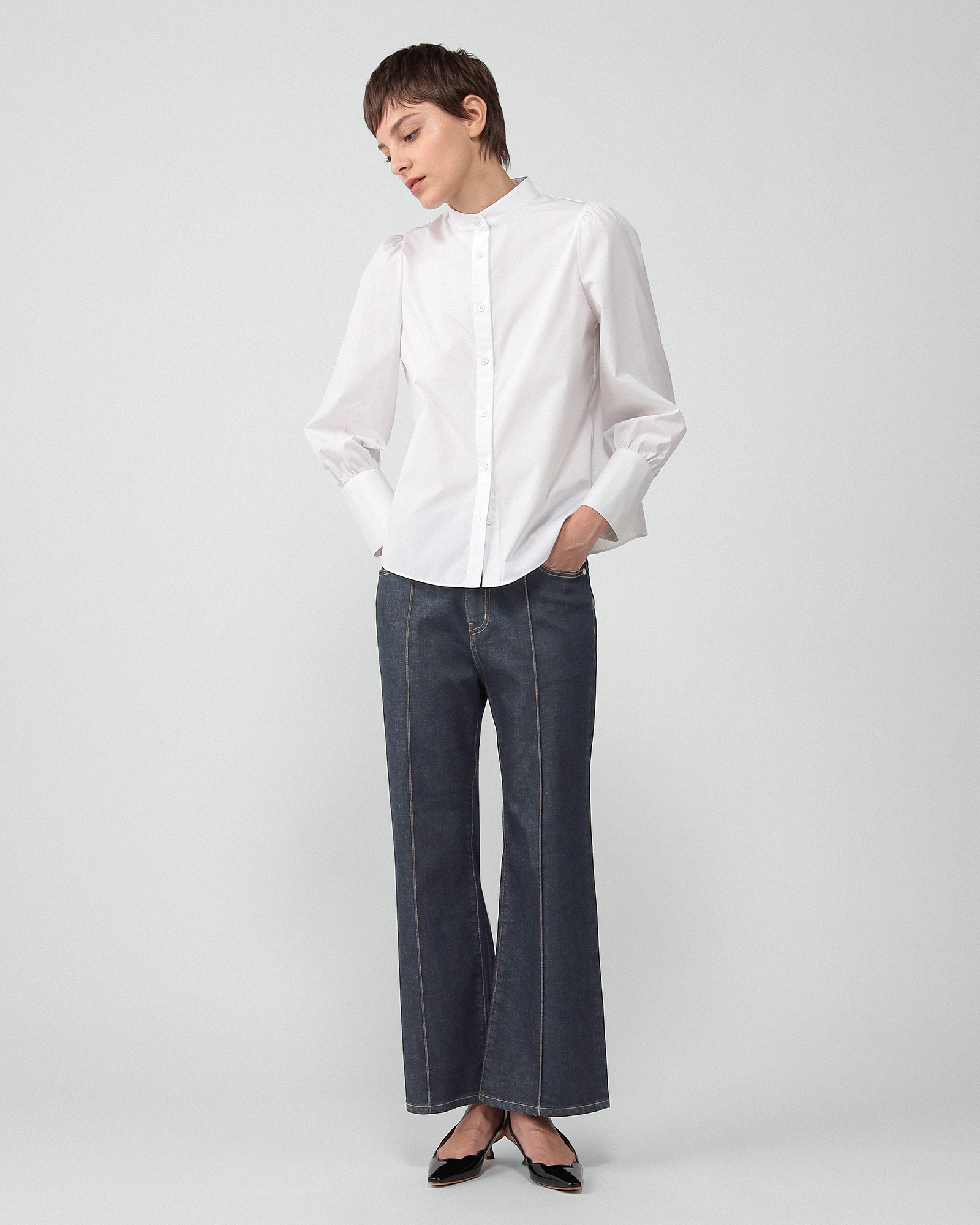 Millbrook Denim Mixie Pant | Theory luxe[セオリーリュクス]公式通販