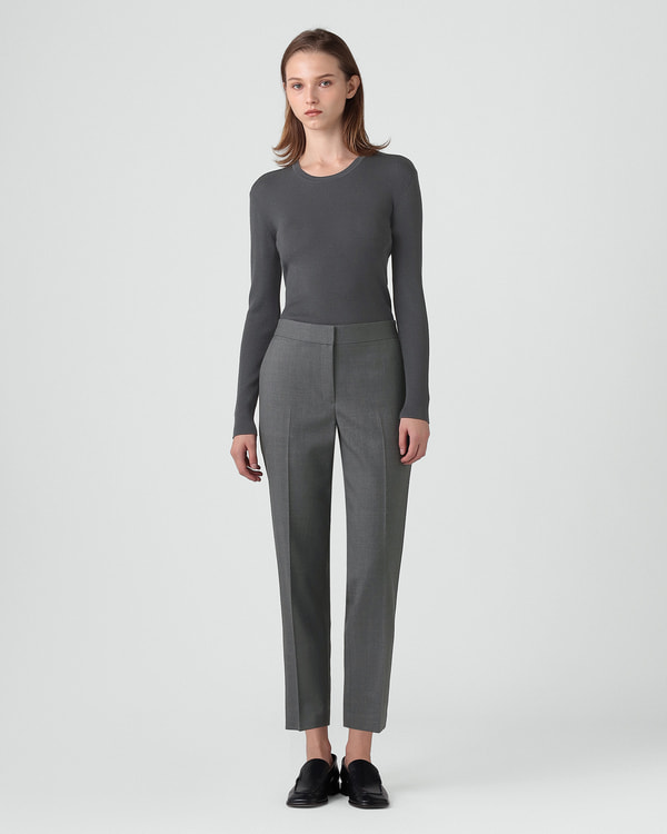 Theory Wide Crop Pant クロップドパンツ セオリー Think About Basic vol.2 | WOMEN（レディース）｜Theory 公式