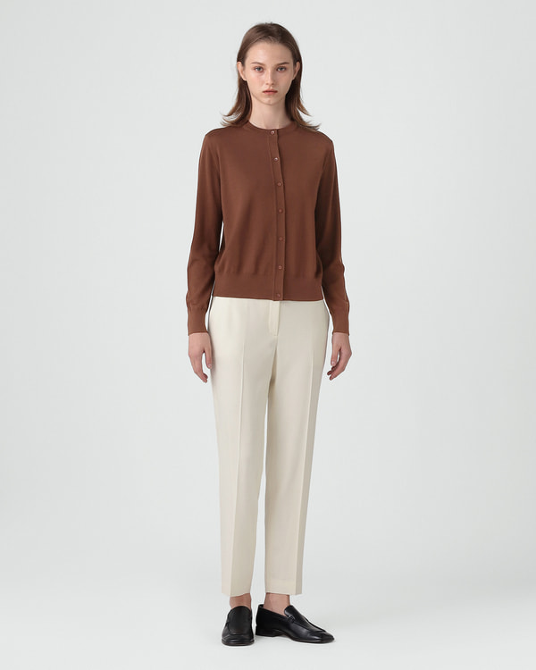 Theory 20aw テーパードパンツ 370 ウォルナッツ WOMEN パンツ | WOMEN（レディース）｜Theory 公式通販サイト