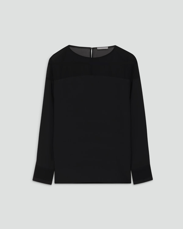 【Theory】Marvine Sheer Combo Top 【Theory】Marvine Sheer Combo Top