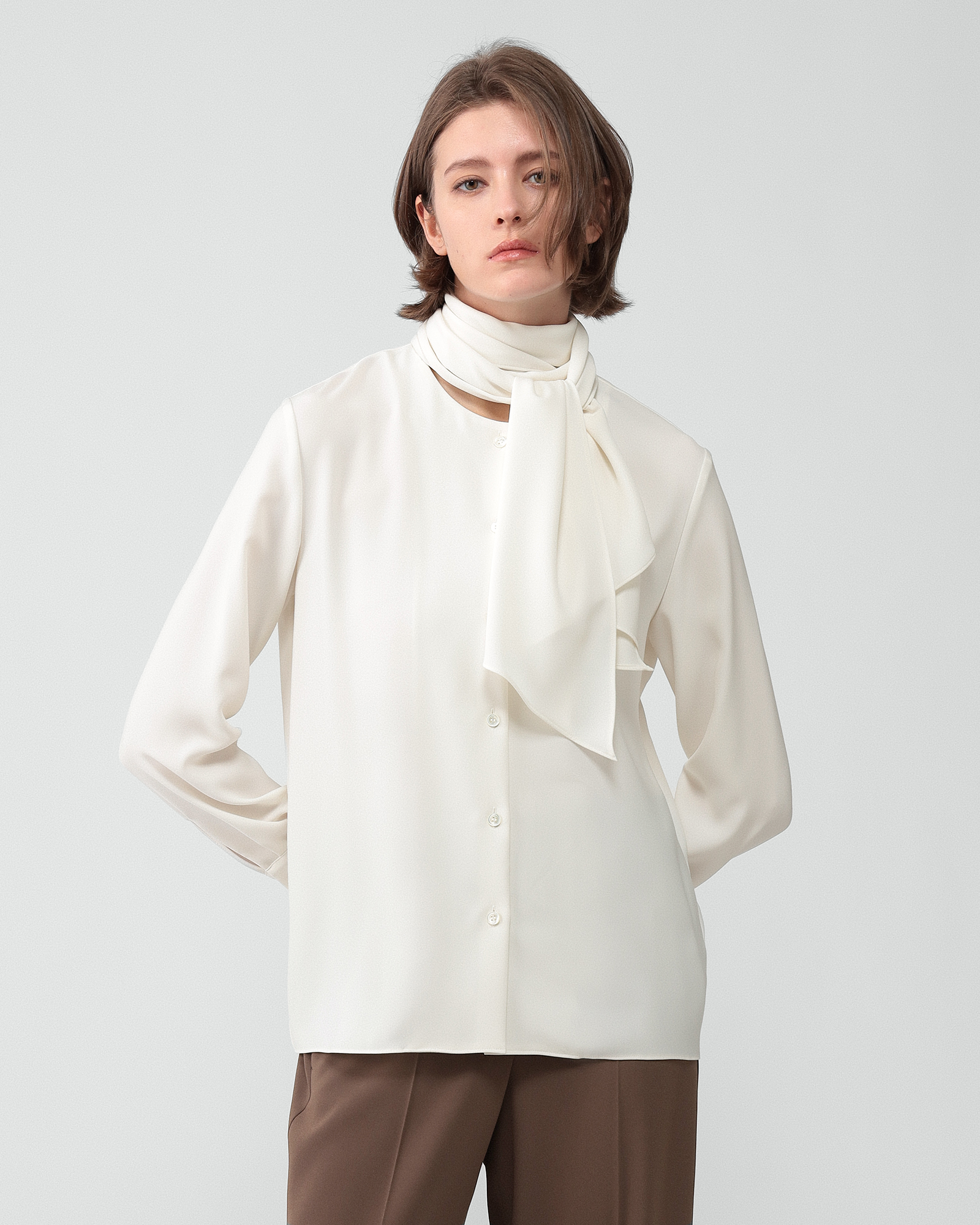 【タグ付き新品】theoryluxe Marvine Saylie Blouse Marvine Saylie Blouse | Theory luxe[セオリーリュクス]公式
