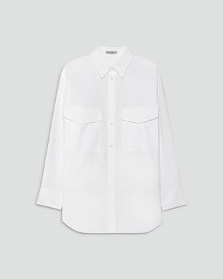 一部限定カラー Luxe Cotton Kaylee Shirt | Theory luxe[セオリー