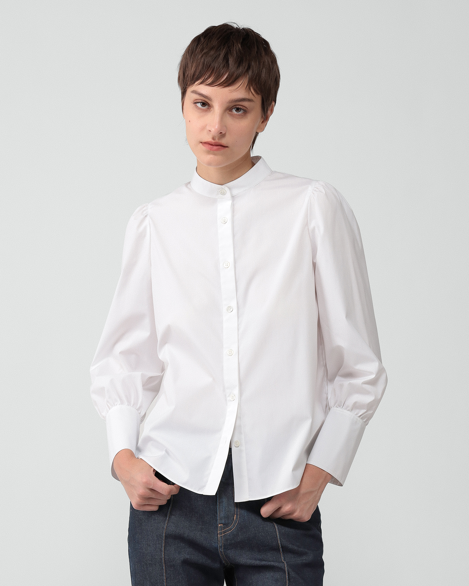 Luxe Cotton Olize Shirt | Theory luxe[セオリーリュクス]公式通販サイト