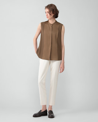 theory luxe 美品ノースリーブブラウス ベージュＬ 定価28,000円 セオリーリュクス(Theory luxe)公式通販 レディースファッション