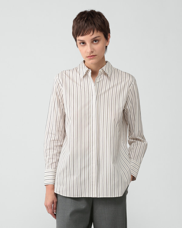 【Theory】Harl Stripe Ely Shirt 【Theory】Harl Stripe Ely Shirt