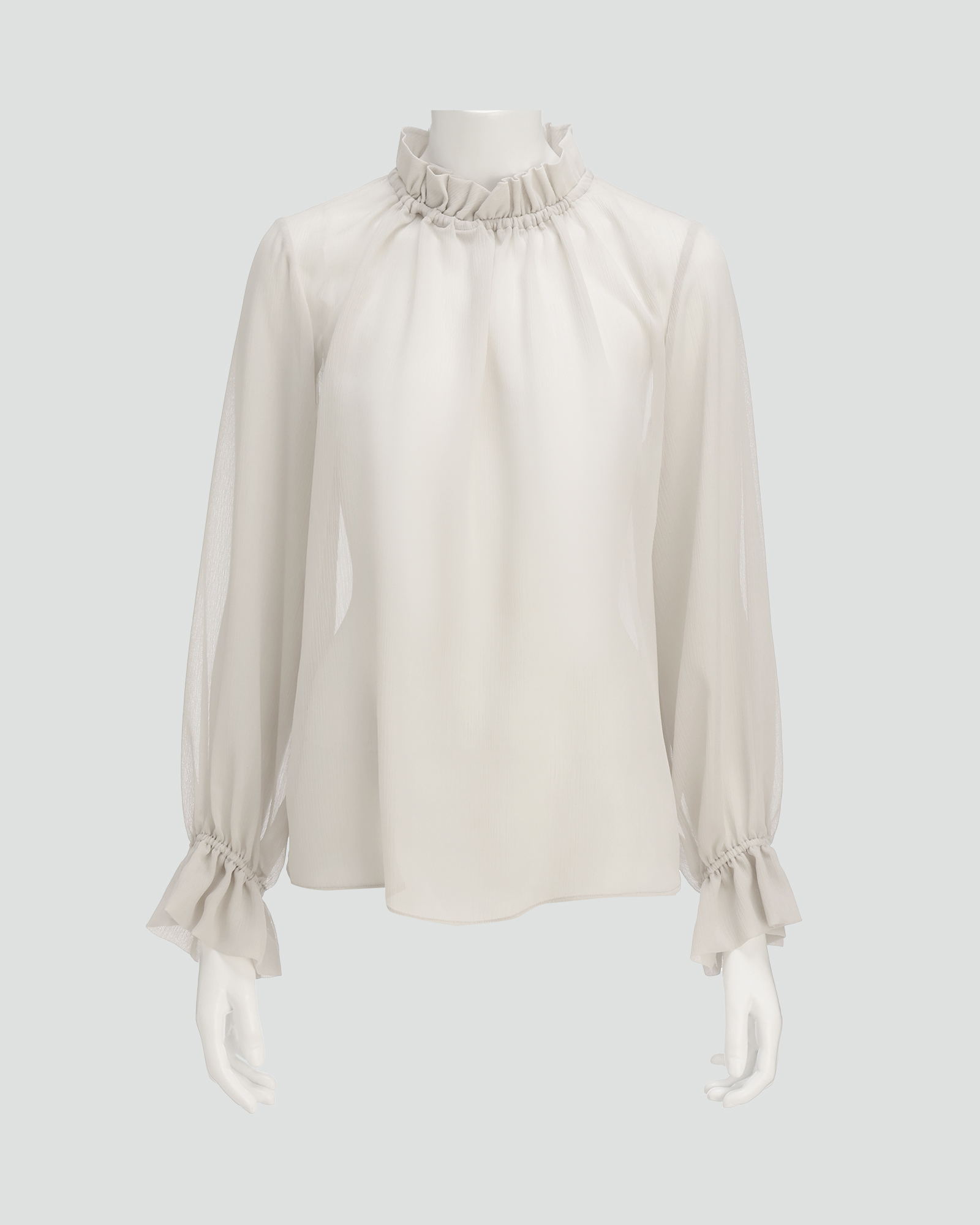 25SS新作✨セオリーリュクス Luve Walli Blouse アイスグレー 25SS新作✨セオリーリュクス Luve Walli Blouse アイスグレー
