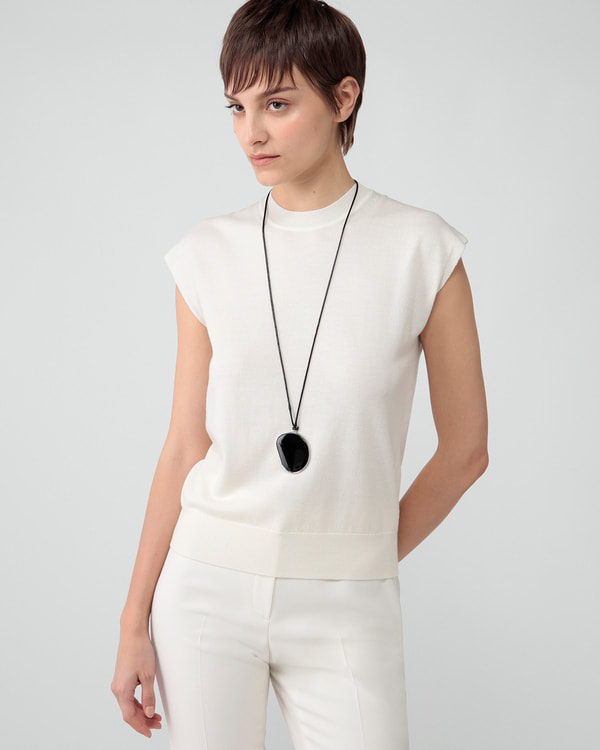 【Theory】Jamiray Bean Stone Necklace 【Theory】Jamiray Bean Stone Necklace
