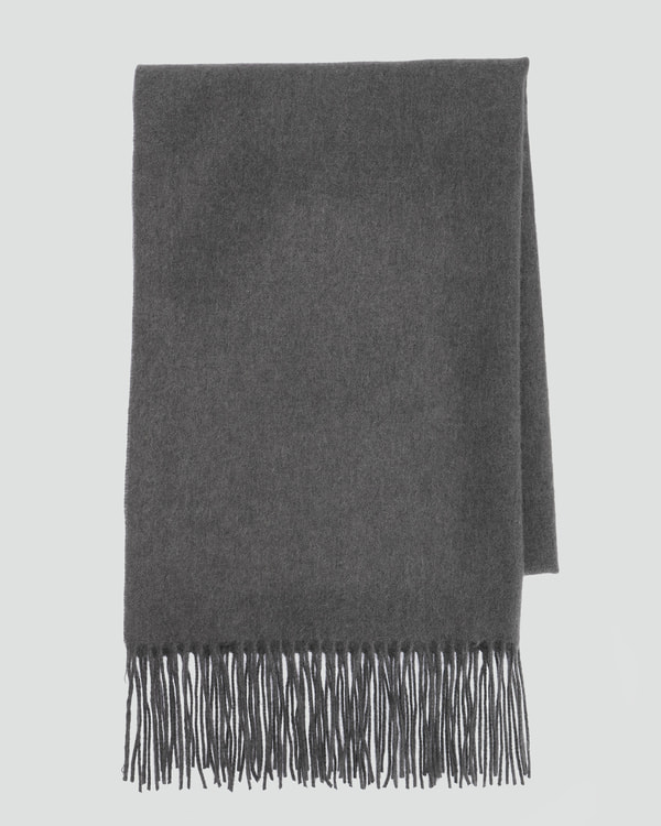 セオリーリュクス theory luxe 17AW ストール カシミヤ グレー /TK