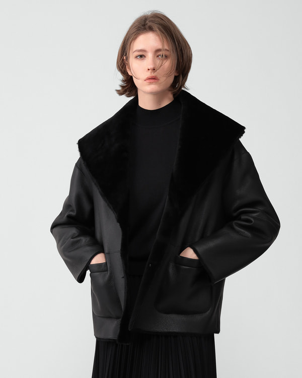 【Theory】Ophelia Shearling Laurent Coat 【Theory】Ophelia Shearling Laurent Coat