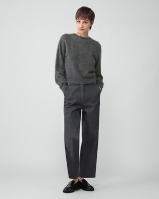 一部限定カラー Fur Cashmere Elise Sweater | Theory luxe[セオリー