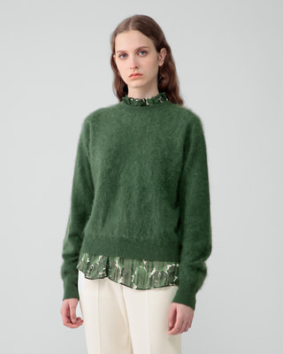 一部限定カラー Fur Cashmere Elise Sweater | Theory luxe[セオリー