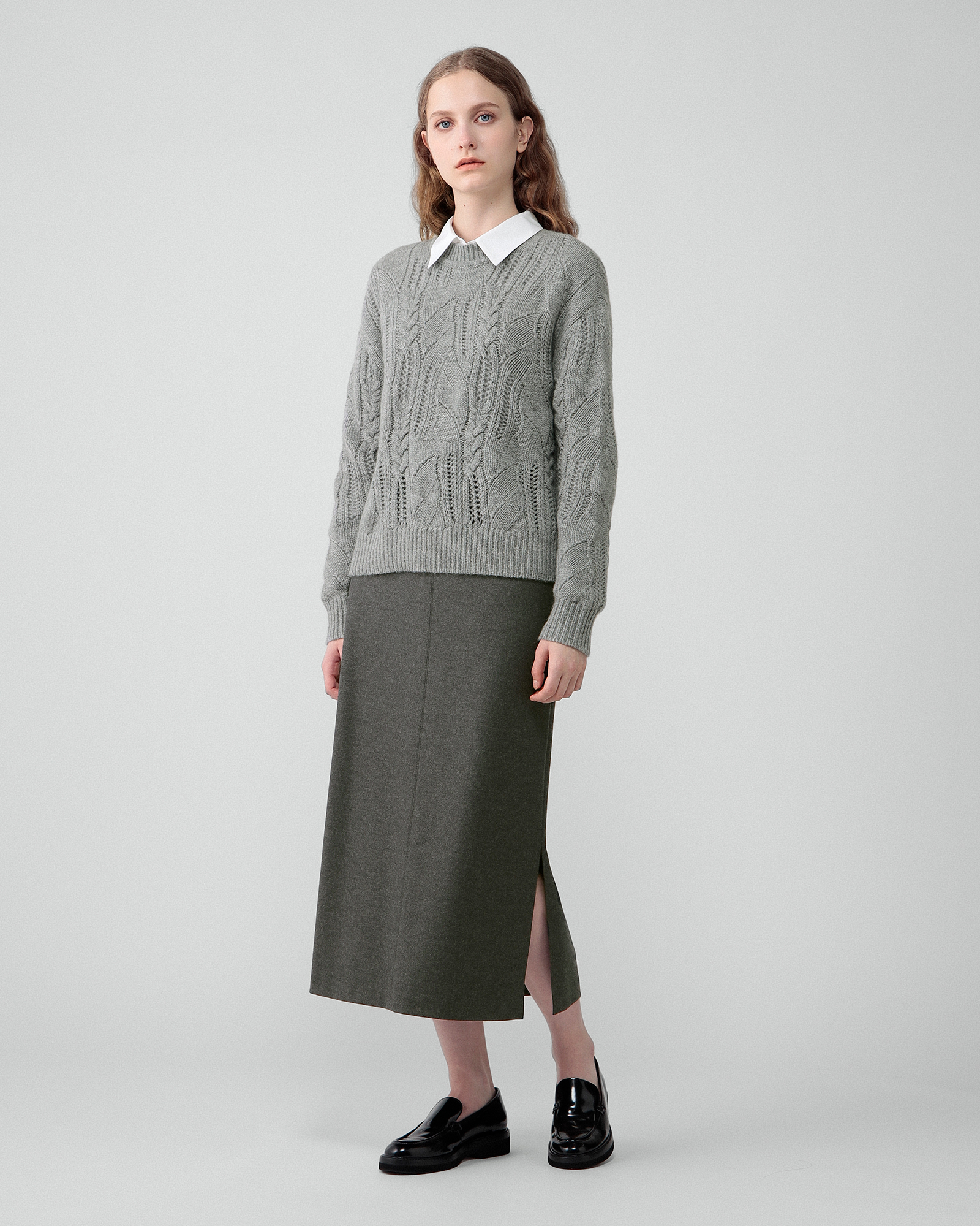 一部限定カラー Cashmere Karter Sweater | Theory luxe[セオリー