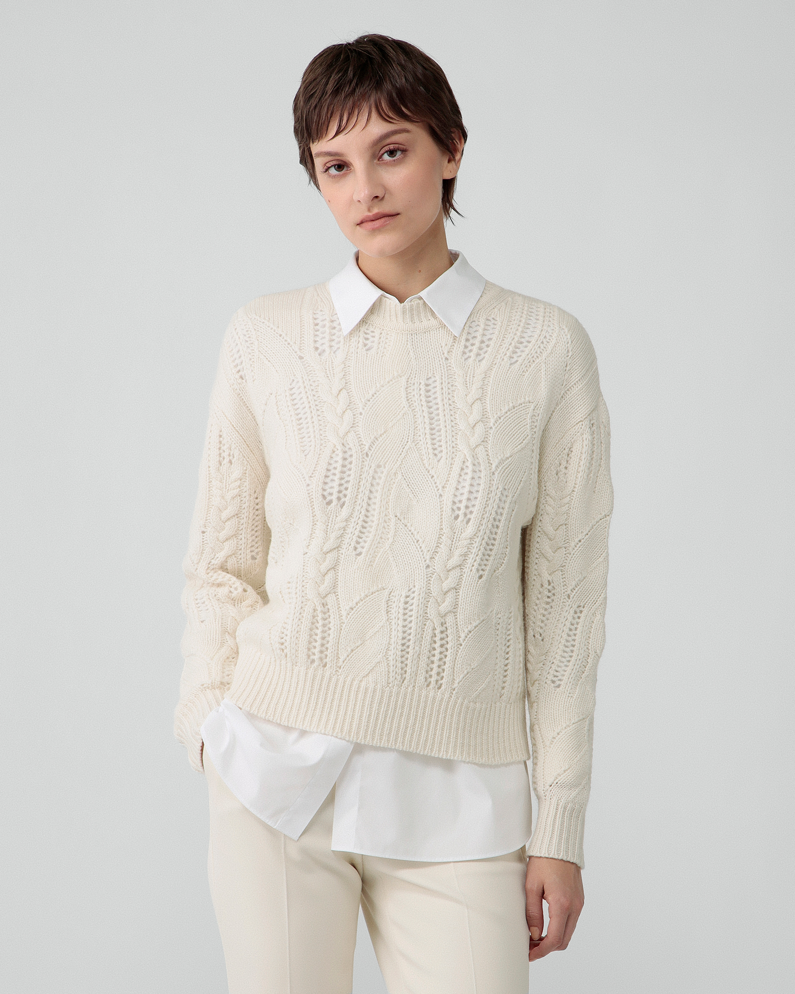 一部限定カラー Cashmere Karter Sweater | Theory luxe[セオリー