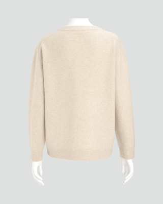 theory luxe セオリーリュクス ニット ライトベージュ サイズ:38(M) / 23秋冬 オーバーサイズ モックネック プルオーバー ニット / Mouline Manon ウール / トップス セーター【レディース】【中古】 KNIT WEAR LIBRARY | Theory luxe[セオリーリュクス]公式通販サイト