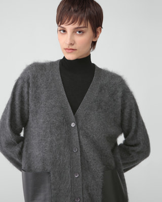 Fur Cashmere Zoya Cardigan | Theory luxe[セオリーリュクス]公式通販
