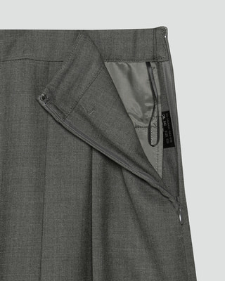 新品　theory luxe セオリーリュクス　パンツ　チャコール　グレー　40 中古・古着通販】theory luxe (セオリーリュクス) ウールワイドパンツ