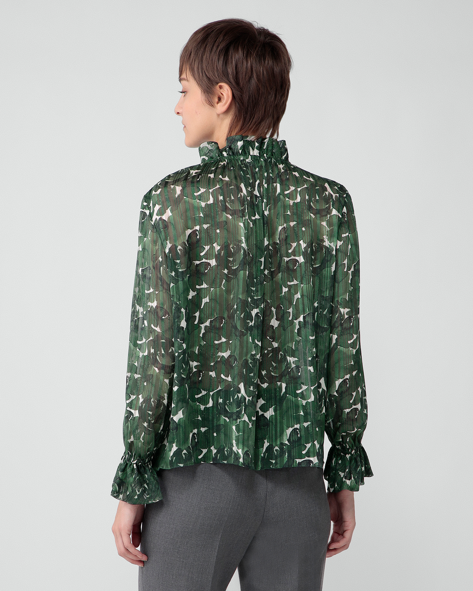 Wild Rose Print Anice Blouse | Theory luxe[セオリーリュクス]公式