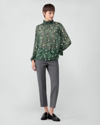 Wild Rose Print Anice Blouse | Theory luxe[セオリーリュクス]公式
