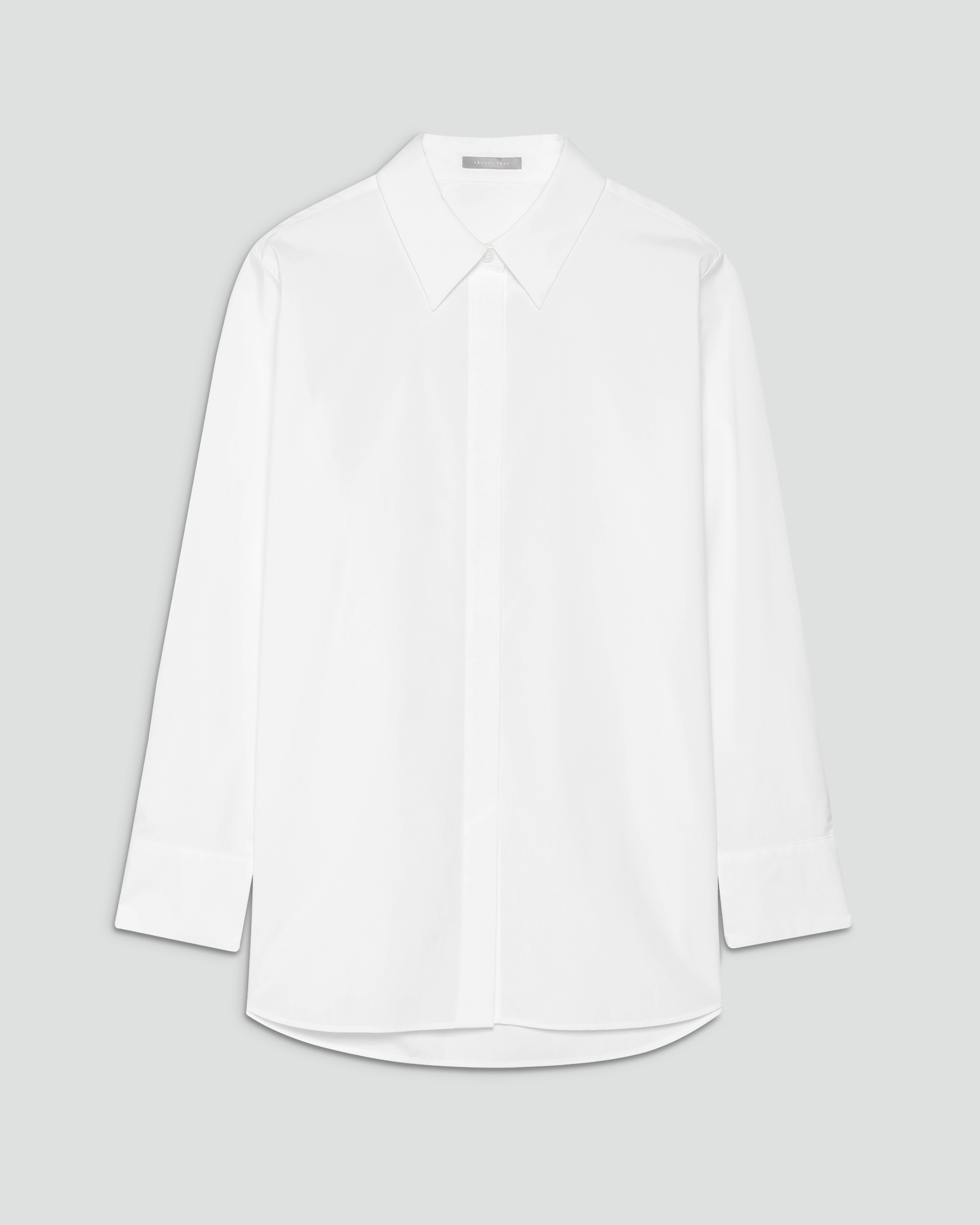 美品 セオリーリュクス Theory luxe コットン バンドカラーシャツ Luxe Cotton Ely Shirt | Theory luxe[セオリーリュクス]公式