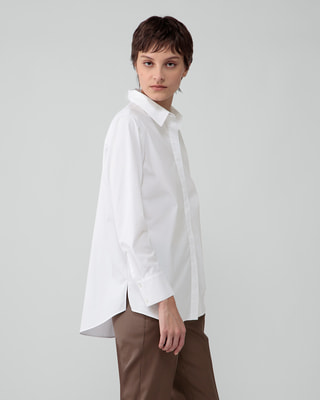 Luxe Cotton Ely Shirt | Theory luxe[セオリーリュクス]公式