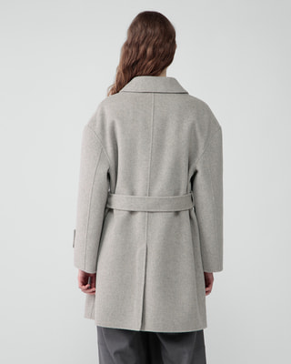 専用Theory luxe ライトグレー ロングコート 専用Theory luxe ライトグレー ロングコート - メルカリ