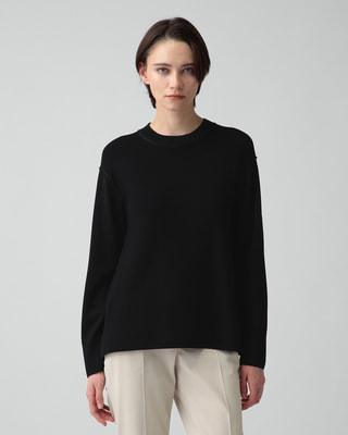 セオリーリュクス theory luxe ビッグシルエットニット 長袖 黒 セオリーリュクス(Theory luxe)公式通販 レディースファッション