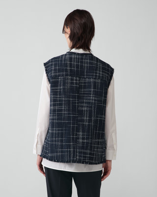 Endi Tweed Jeaney Vest | Theory luxe[セオリーリュクス]公式通販サイト