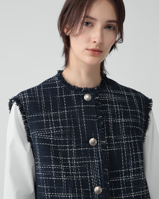 Endi Tweed Jeaney Vest | Theory luxe[セオリーリュクス]公式通販サイト