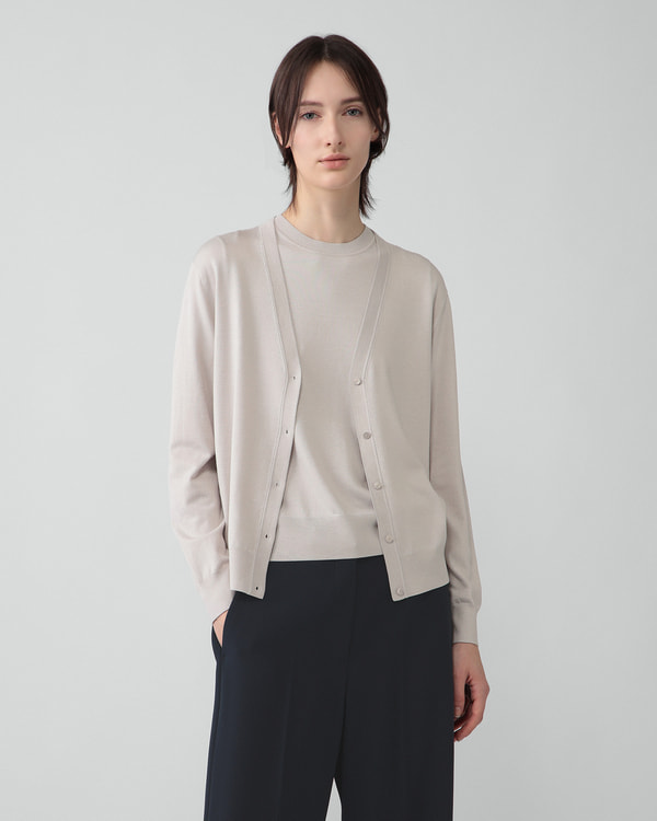 Rara夏物セール中！様ご予約品　　　　　未使用☆セオリーリュクス カーディガン 今から夏まで大活躍のカーディガン | セオリーリュクス | 大丸札幌店